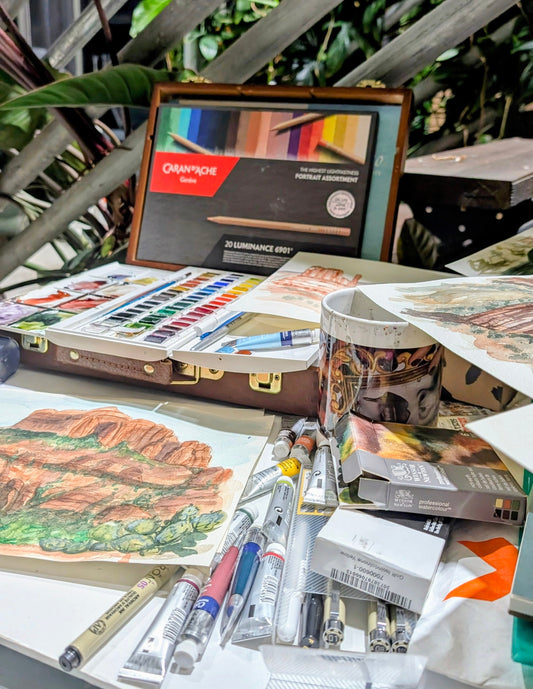 Painting the Journey: A Road Trip Art Story