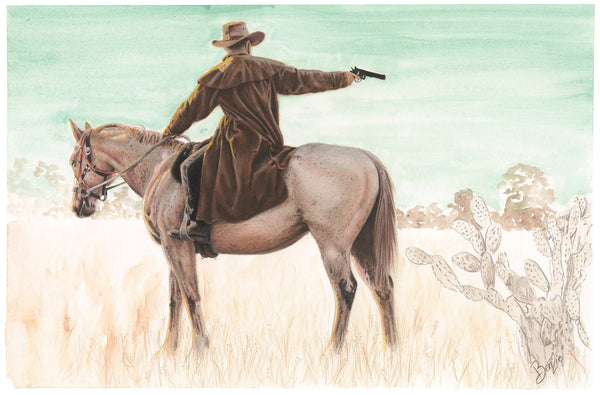 Standoff Cowboy by Benzie (sold)