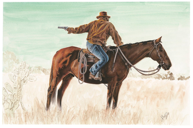 Standoff Cowgirl by Benzie