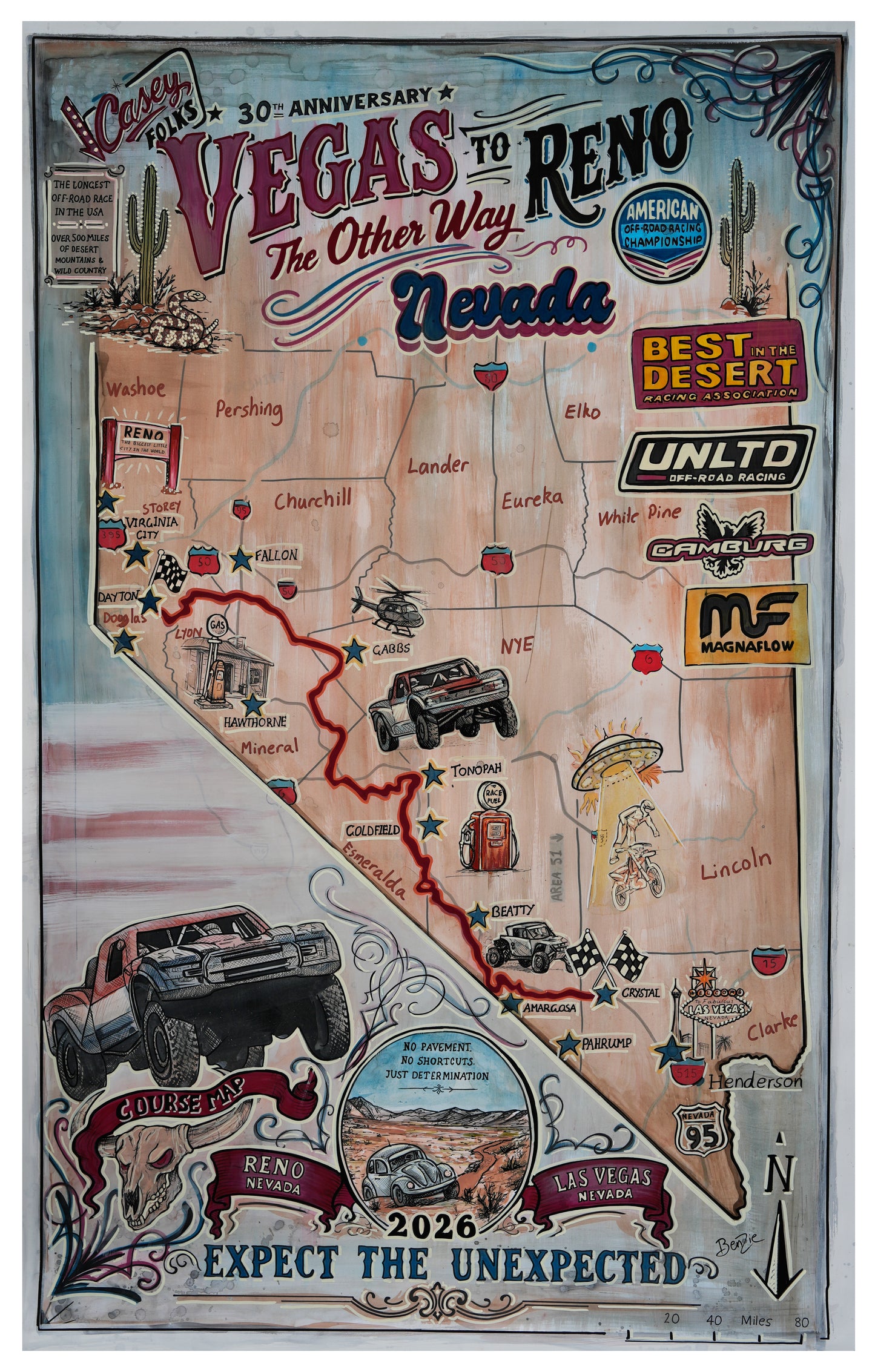 Vegas to Reno 2026 poster